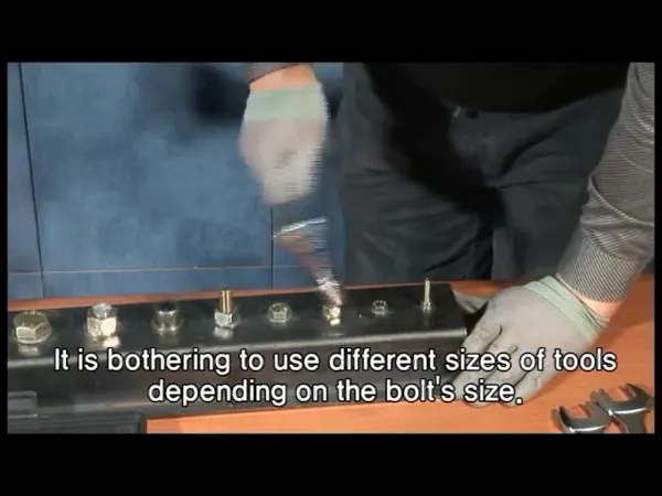 The Magic Wrench on a bolt row